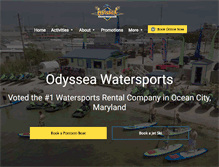 Tablet Screenshot of odysseawatersports.com